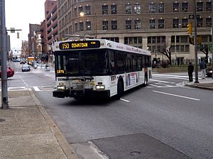 bus making turn
