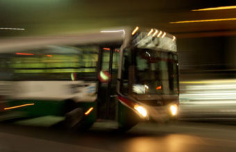 A speeding bus is a transportation safety compromise